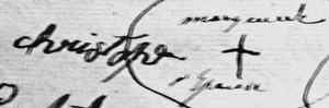signatures J.Christoph e& G.Ruffenach 1852