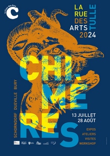 Une du flier, expo Chimres La Rue des Arts 2024