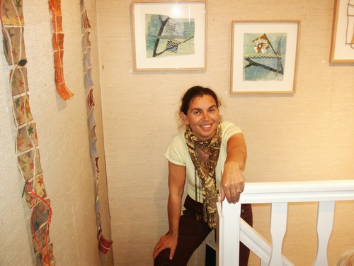 Sylvie Christophe, vernissage galerie 39 A, 2008.